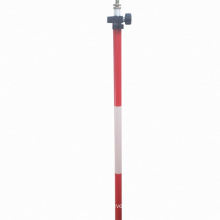 Good Quality aluminum Screw Lock survey pole telescopic 2.6m prism pole